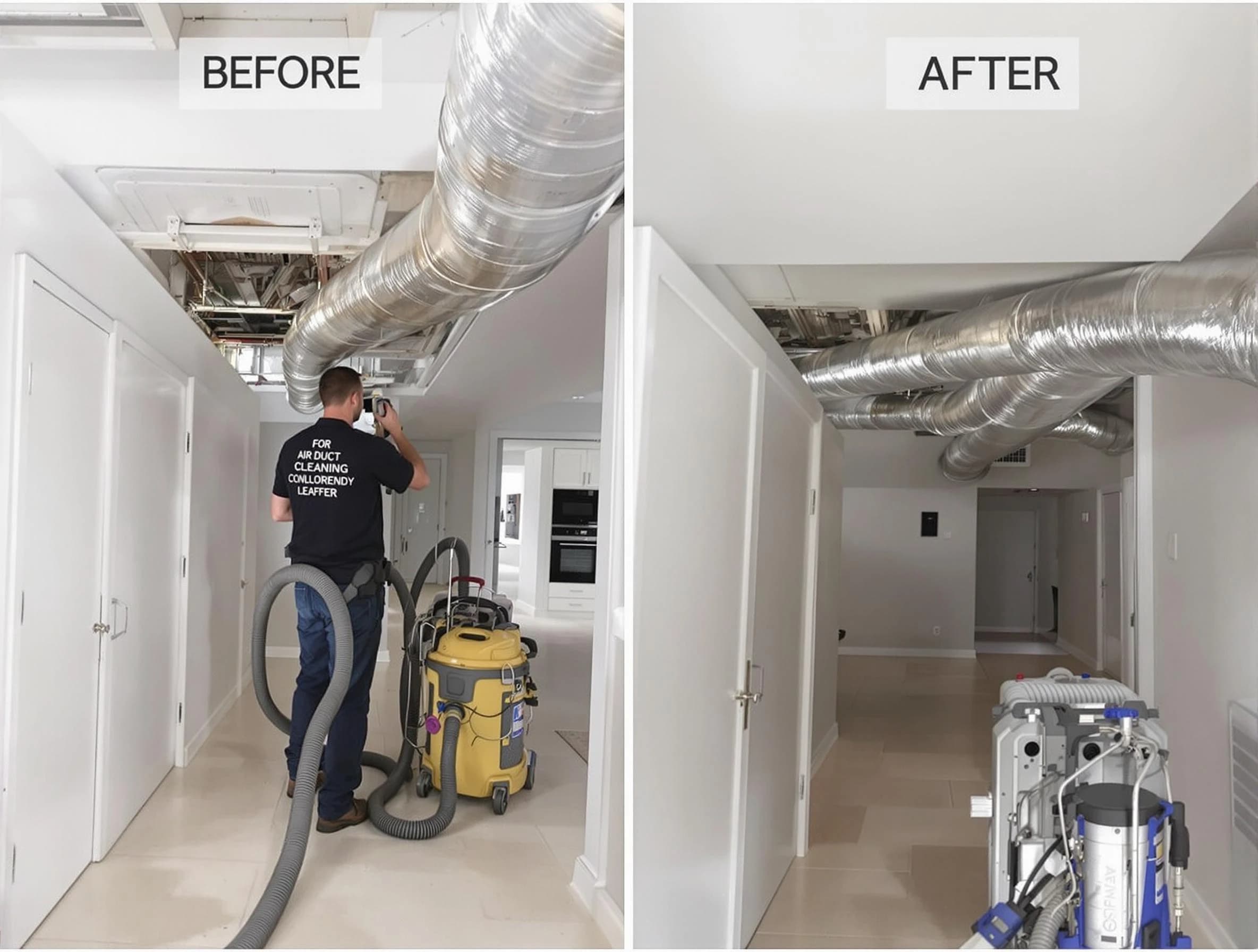 Indio Air Duct Cleaning professional performing thorough air duct cleaning in Indio