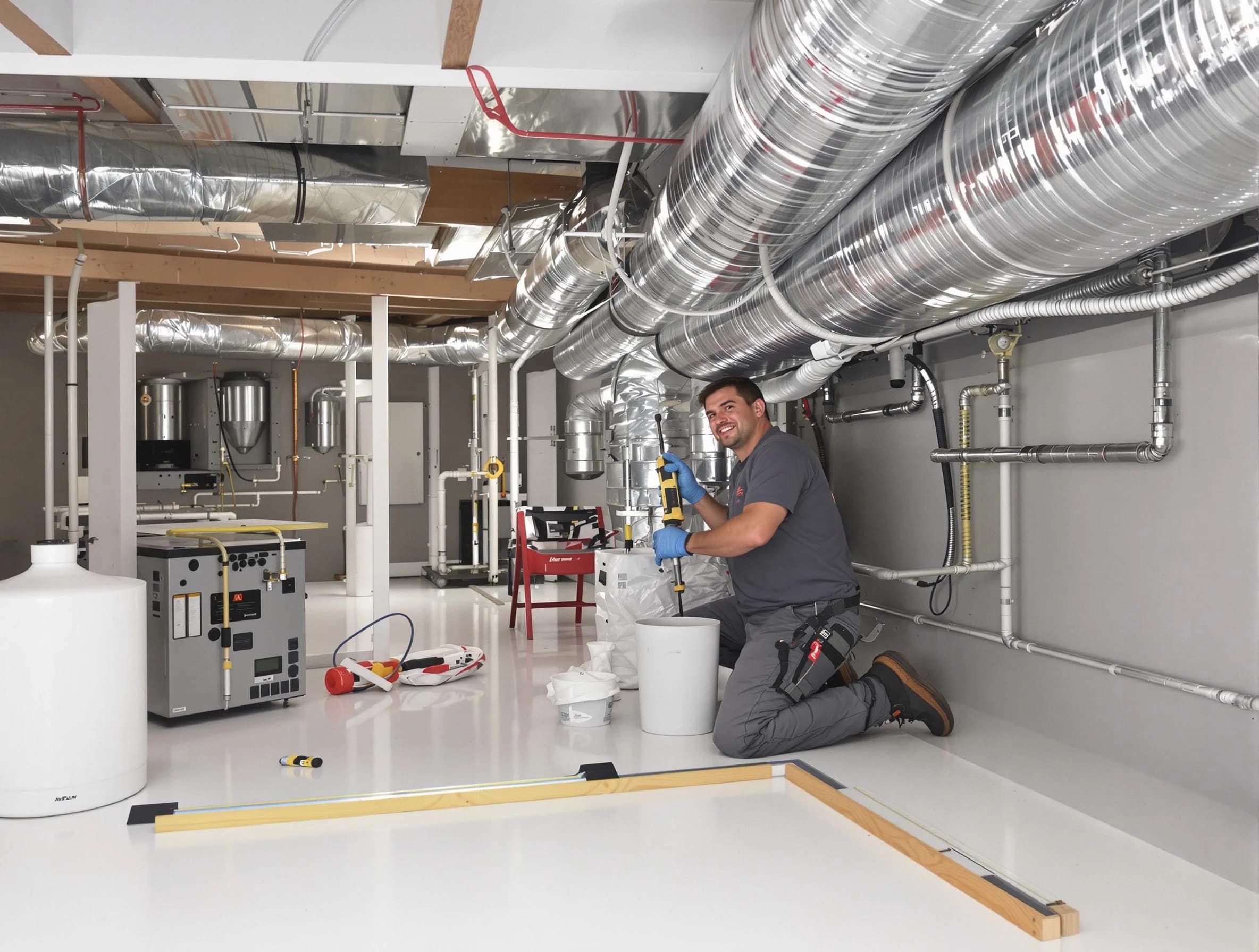 Professional duct sealing service by Indio Air Duct Cleaning in Indio