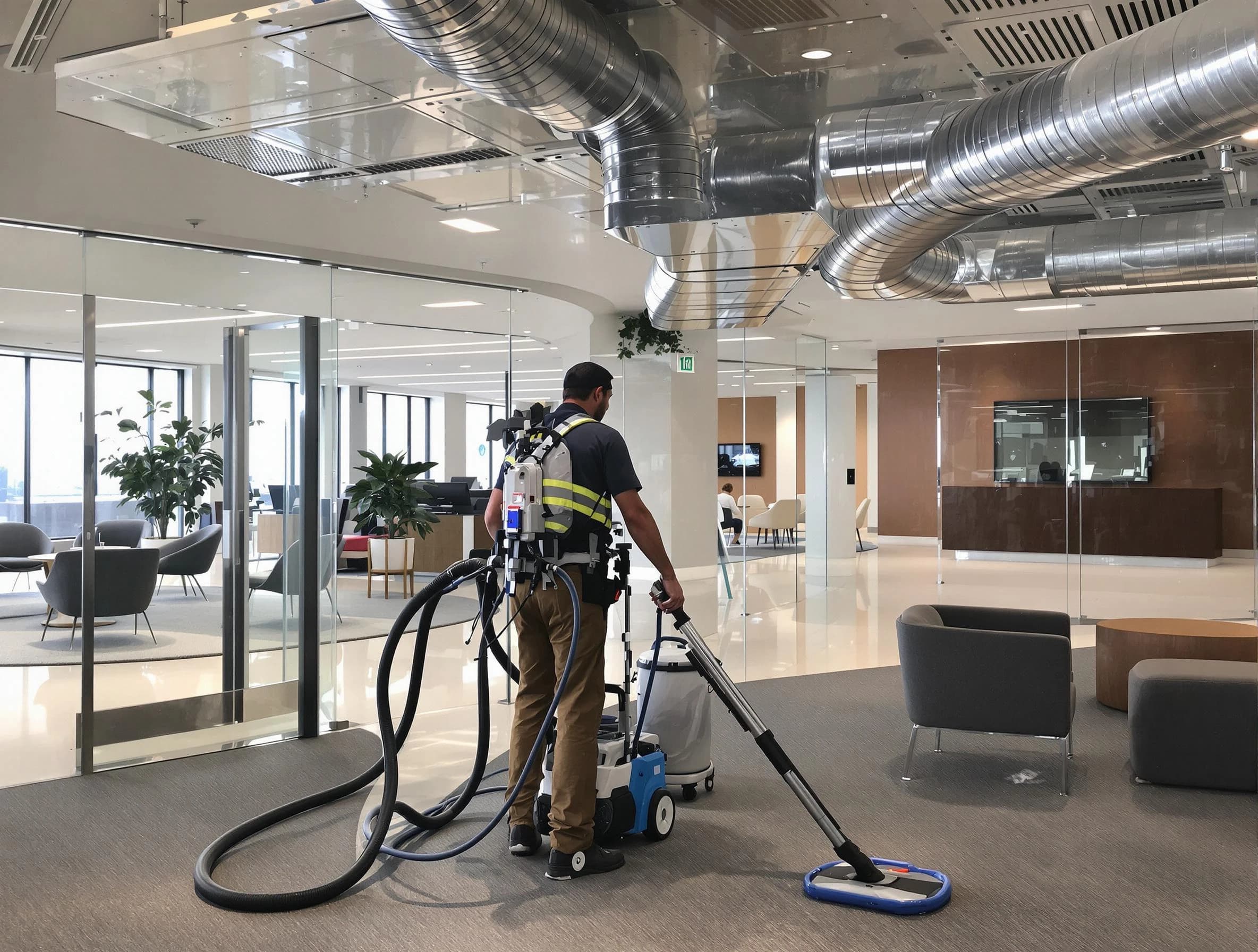 Commercial duct cleaning service by Indio Air Duct Cleaning in Indio